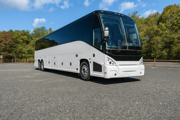 Charter Bus Rental Roseville 56 Passenger Charter Bus